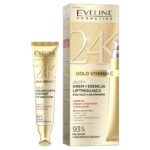 24K Gold Vitamin C złoty krem + esencja liftingująca pod oczy i na powieki 15ml