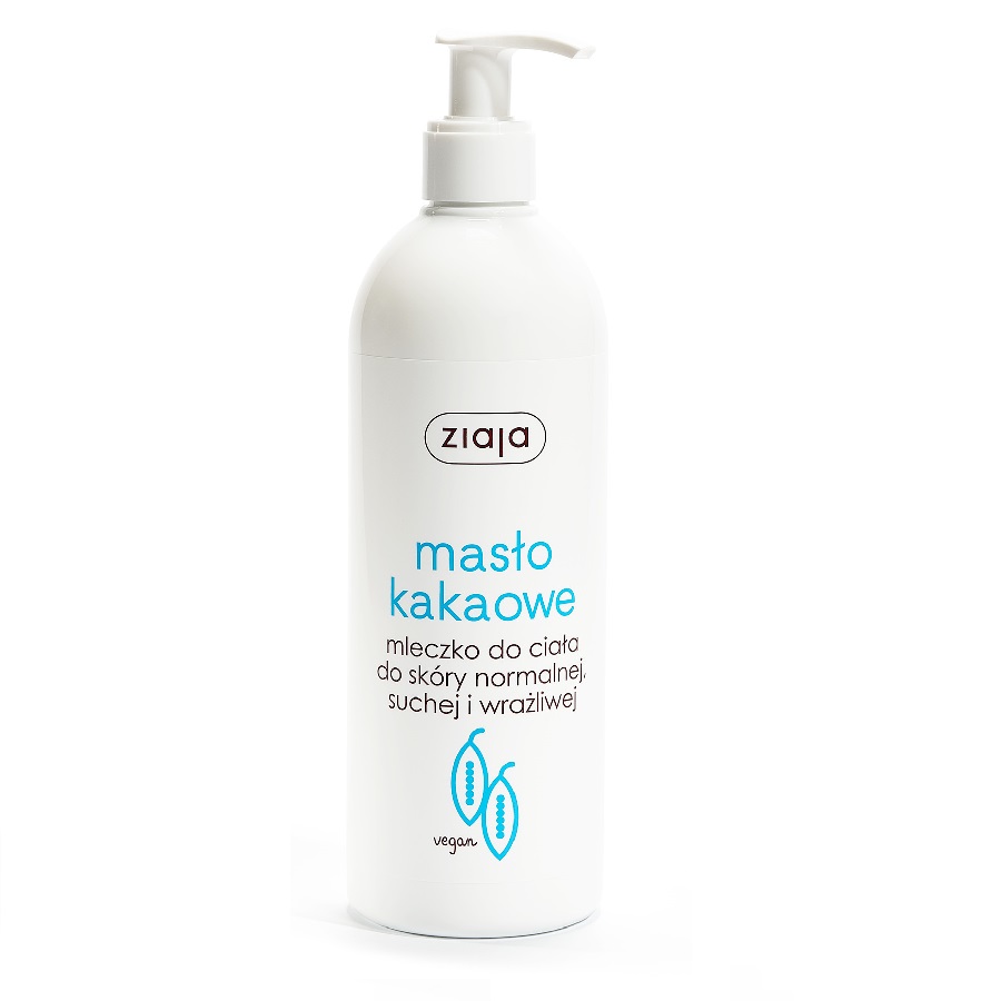 94445921649168555 Masło Kakaowe mleczko do ciała skóra normalna sucha i wrażliwa 400ml - obrazek 1