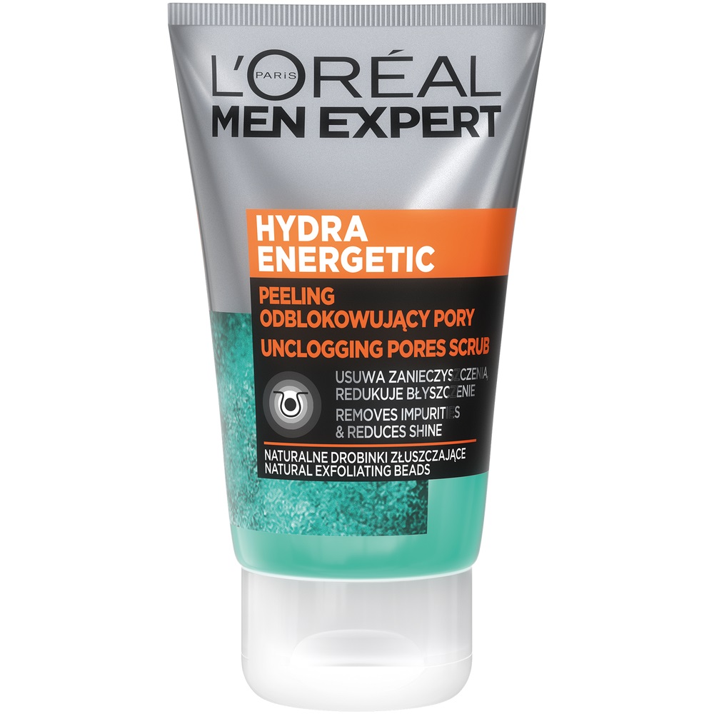 94500901610365899 Men Expert Hydra Energetic peeling odblokowujący pory 100ml - obrazek 1