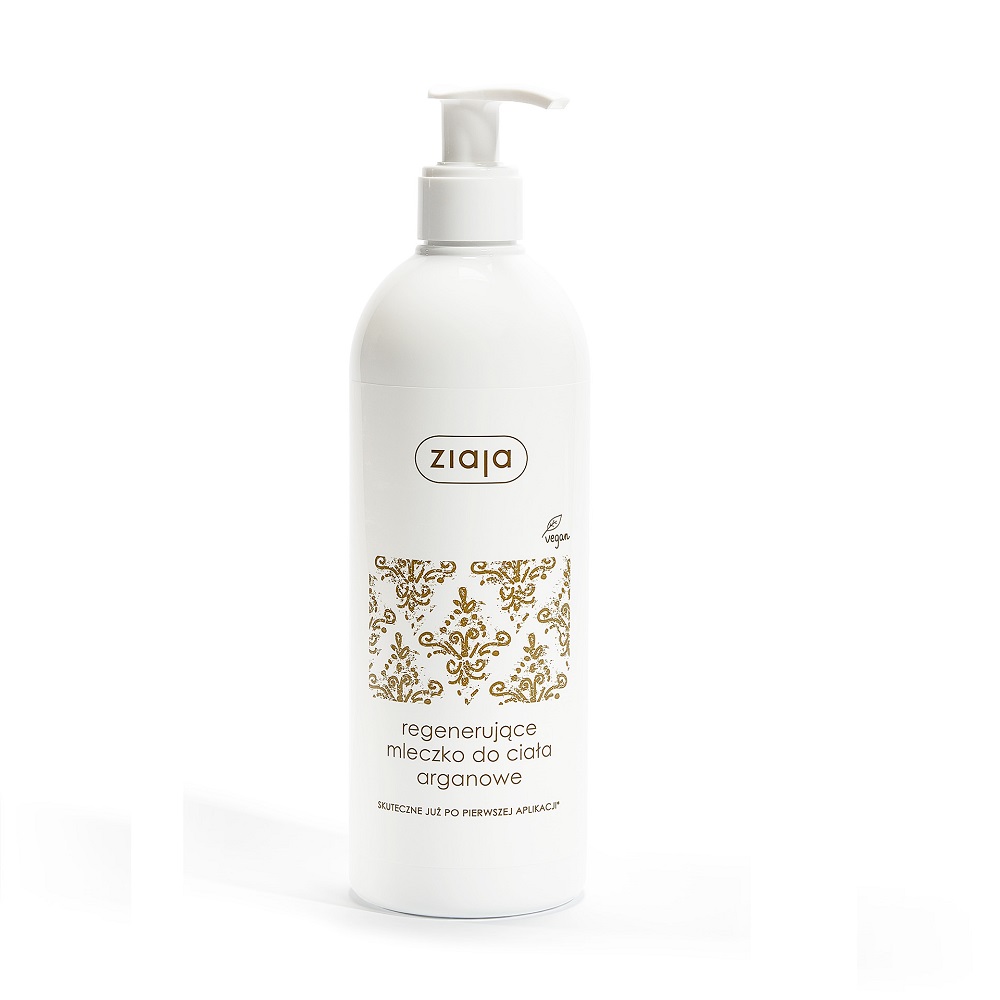 94998431649314523 Kuracja Arganowa mleczko regenerujące do ciała do skóry przesuszonej i odwodnionej 400ml - obrazek 1