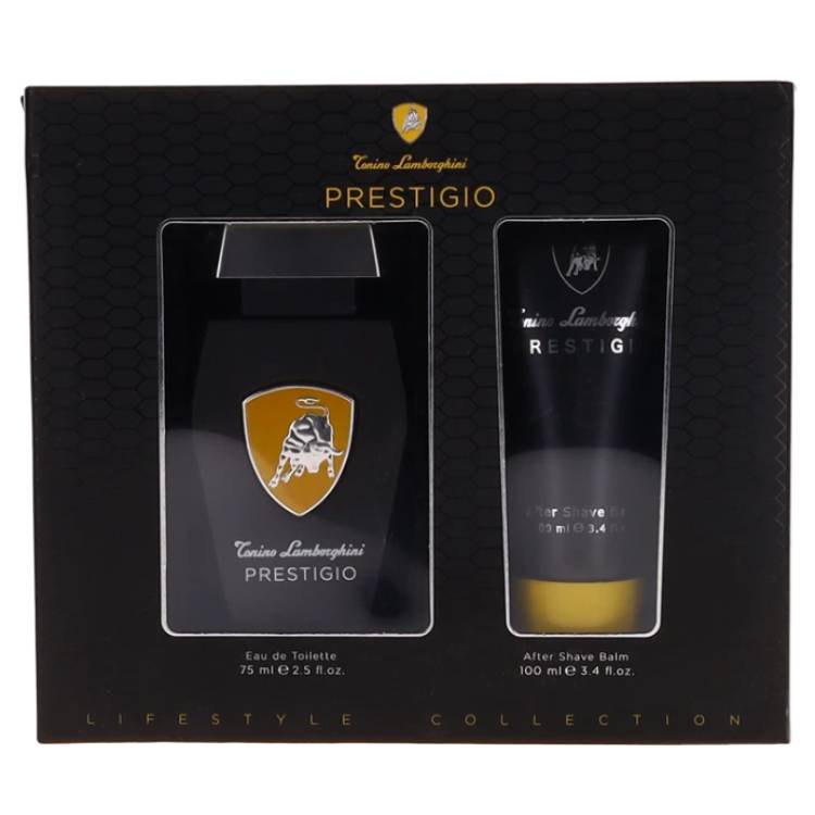 95840811784014139 Prestigio zestaw woda toaletowa spray 75ml + balsam po goleniu 100ml - obrazek 1