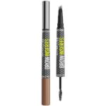 Brow Insert pisak do brwi z żelem utrwalającym 02 Soft Brown