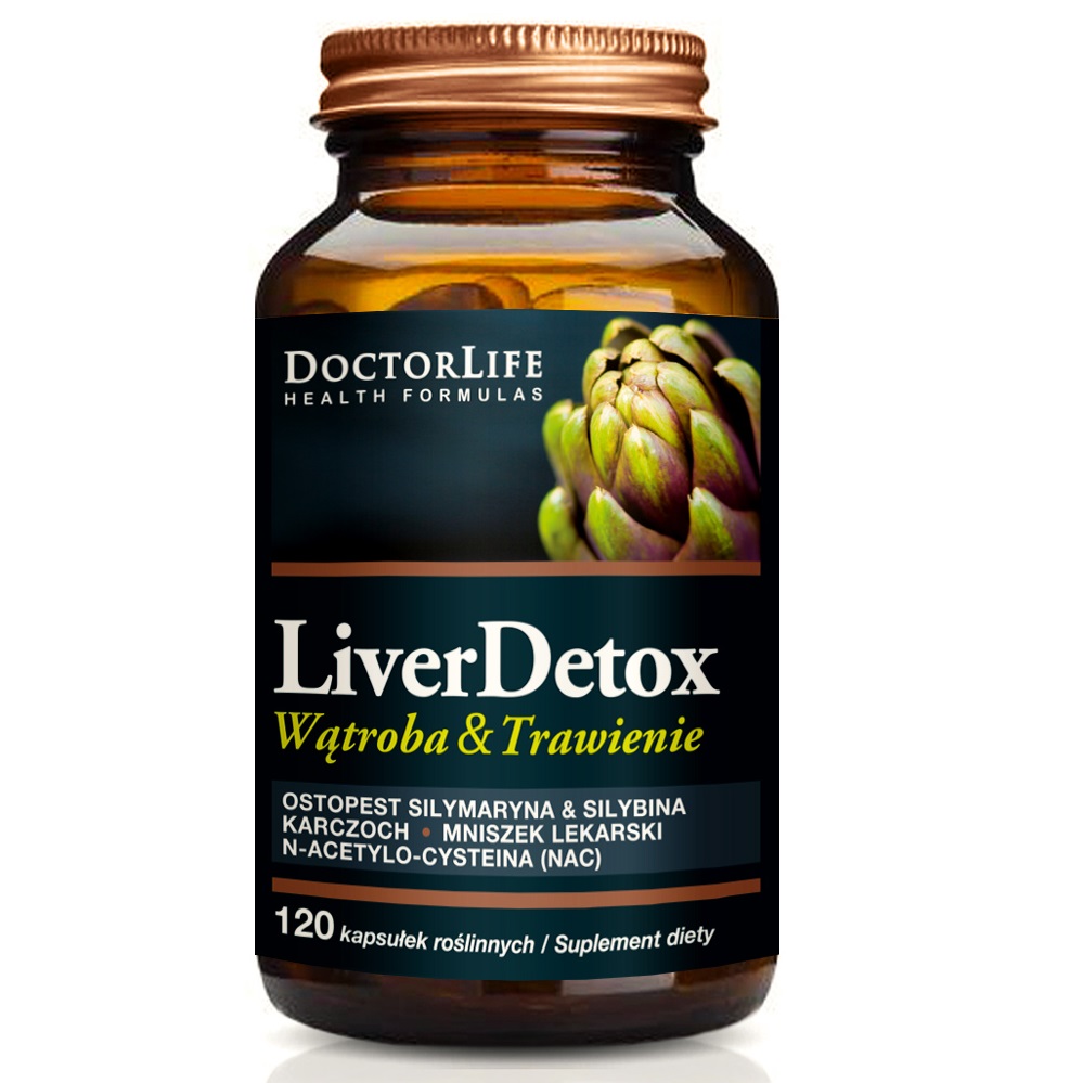 96098121661257100 Liver Detox ochrona wątroby suplement diety 120 kapsułek - obrazek 1