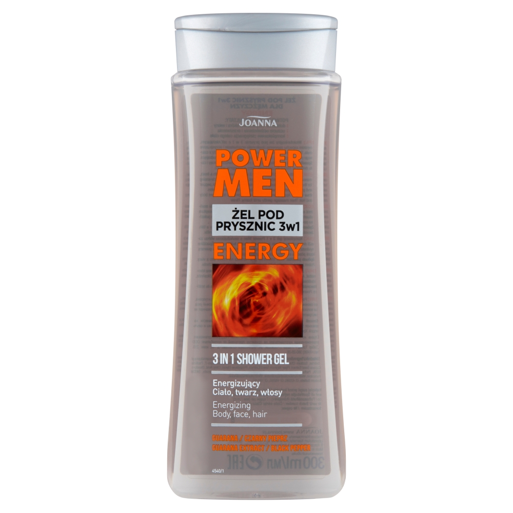 96926711652360435 Power Men Energy żel pod prysznic 3w1 300ml - obrazek 1