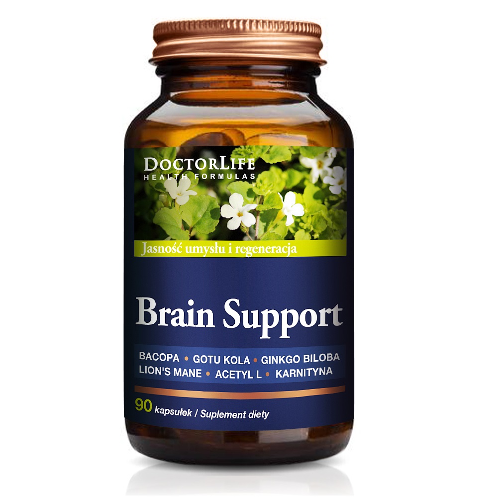 97583071661259046 Brain Support jasność umysłu i regeneracja suplement diety 90 kapsułek - obrazek 1