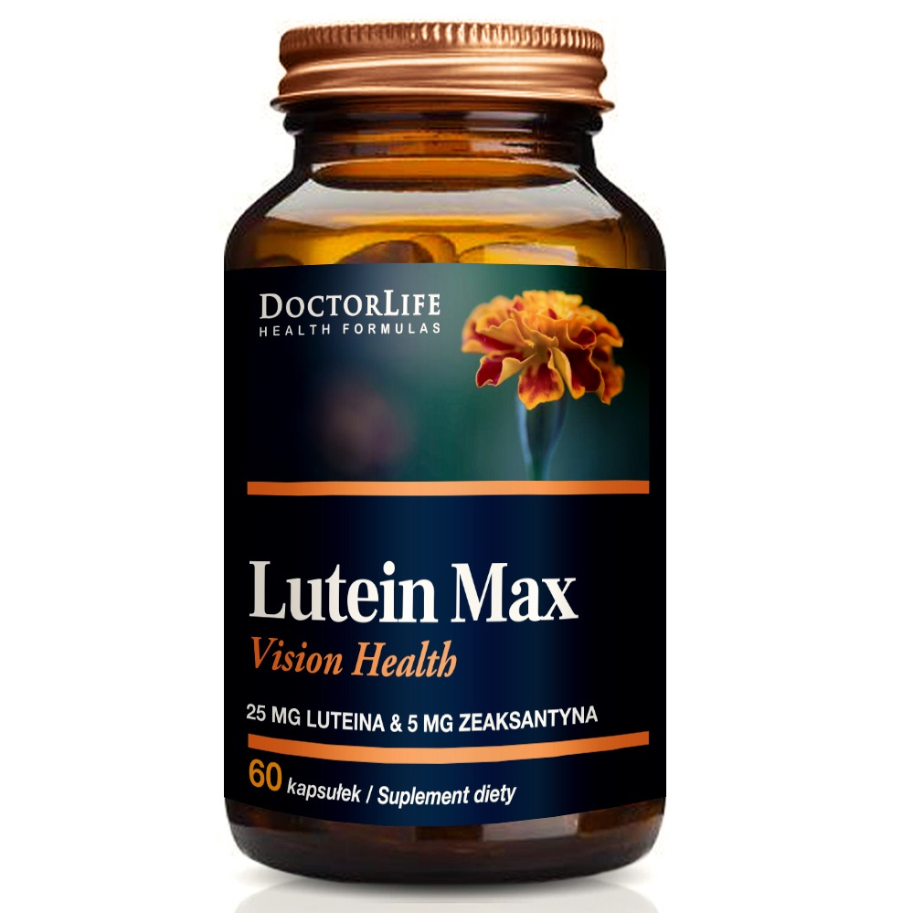98624661661256882 Lutein Max luteina 25mg + zeaksantyna 5mg suplement diety 60 kapsułek - obrazek 1