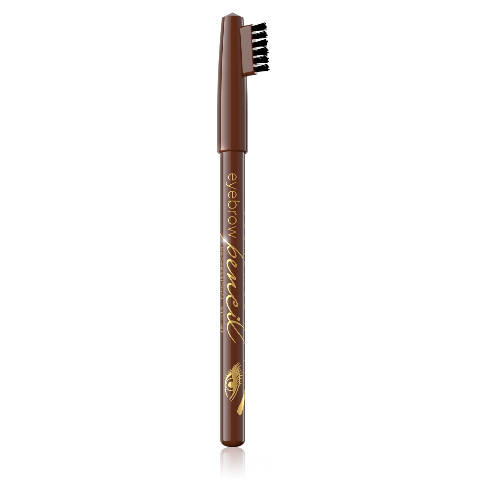 99186981647516853 Eyebrow Pencil kredka do brwi ze szczoteczką Brown - obrazek 1