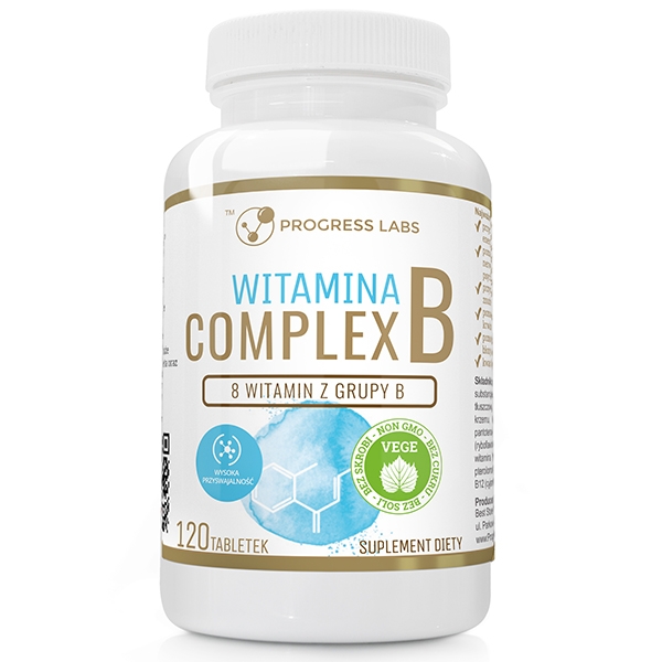 99214091747912673 Witamina B Complex suplement diety 120 tabletek - obrazek 1