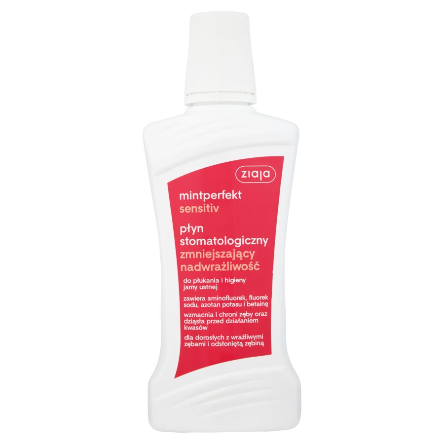 9946481569850075 Mintperfekt Sensitiv płyn stomatologiczny zmniejszający nadwrażliwość 500ml - obrazek 1